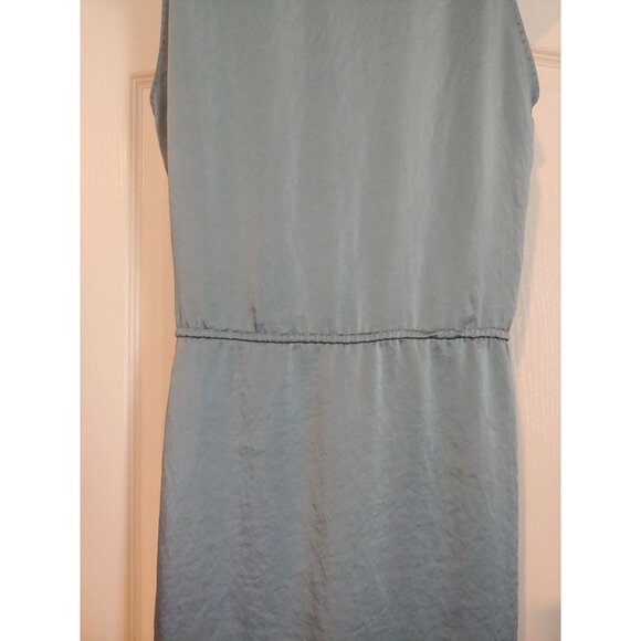 Elie Tahara Shimmer Satin Faux Wrap Sleeveless Business Career Dress 12 - Picture 10 of 14